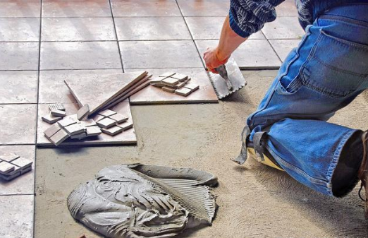 客廳地磚干鋪施工圖 客廳地磚干鋪施工圖