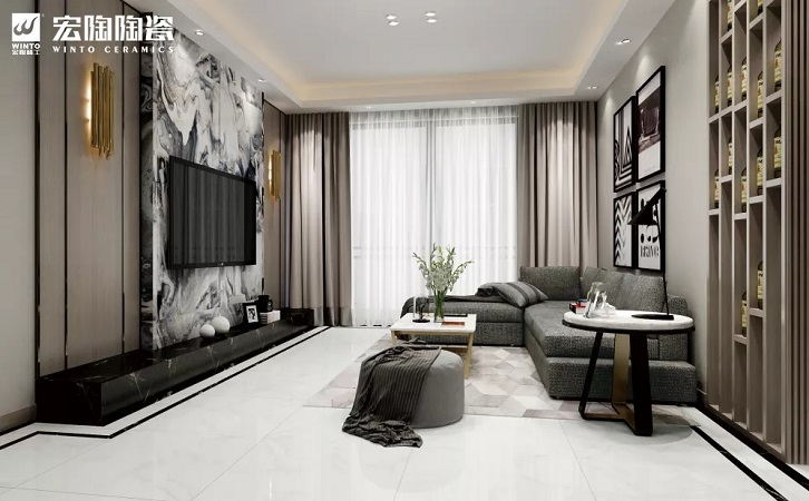 瓷磚客廳裝修效果圖 瓷磚客廳裝修效果圖
