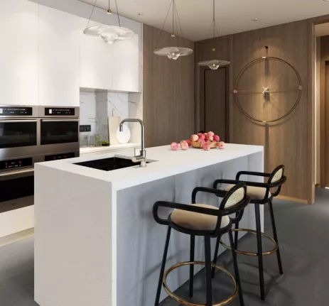 宏陶巖板餐桌裝修效果圖 宏陶巖板餐桌裝修效果圖